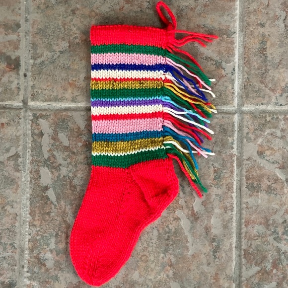 Hand Knitted Stocking - Picture 2 of 6